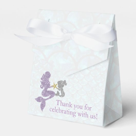 Ballotins Ballotin de Baby shower Mermaid (Verso)