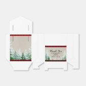 Ballotins Ballotin de Baby shower Red Plaid (Déplié)