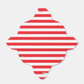 Ballotins Ballotin de bandes rouge et blanc (Déplié)