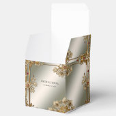 Ballotins Ballotin de cadre Floral Orné Or (Ouvert)