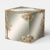 Ballotins Ballotin de cadre Floral Orné Or (Arrière)