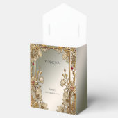 Ballotins Ballotin de cadre Floral Orné Or (Ouvert)