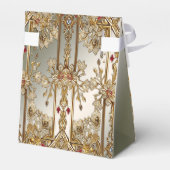 Ballotins Ballotin de cadre Floral Orné Or (Arrière)