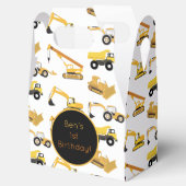 Ballotins Ballotin de camions de construction personnalisés (Ouvert)