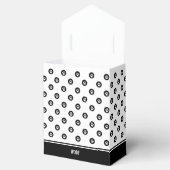 Ballotins Ballotin de chien noir et blanc Ballotin Empreinte (Ouvert)