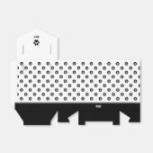 Ballotins Ballotin de chien noir et blanc Ballotin Empreinte (Déplié)