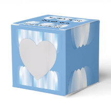 Ballotin de coeur bleu foncé