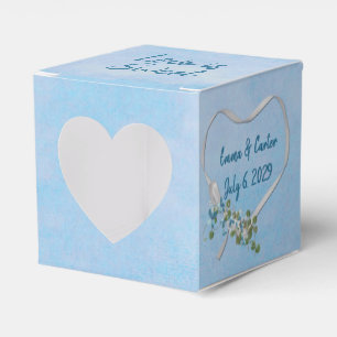 Ballotins Ballotin de coeur du  de ruban blanc Mariage