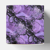 Ballotins Ballotin de coeur Motif noir et violet (Haut)
