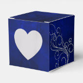 Ballotins Ballotin de coeur Royal Blue Silver (Verso)