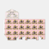 Ballotins ballotin de conception de Pom-pom girl Merci (Déplié)