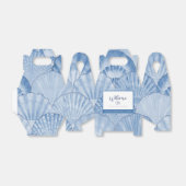 Ballotins Ballotin de coquillage bleu doux (Déplié)