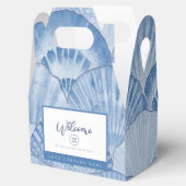 Ballotins Ballotin de coquillage bleu doux (Ouvert)
