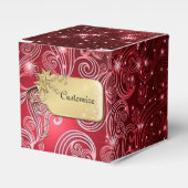 Ballotins Ballotin de Cube Céleste Rouges et Étoiles (Verso)