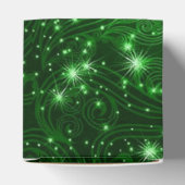 Ballotins Ballotin de Cube Céleste Vert Étoiles & Étoiles (Haut)