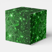 Ballotins Ballotin de Cube Céleste Vert Étoiles & Étoiles (Arrière)