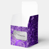 Ballotins Ballotin de Cube Céleste Violet Étoiles (Ouvert)