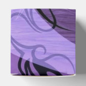 Ballotins Ballotin de cube Motif violet et noir (Haut)