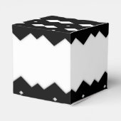 Ballotins Ballotin de design Zig Zags noir et blanc (Arrière)