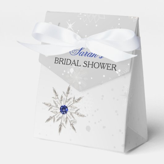 Ballotins Ballotin de douche nuptiale Silver Royal Blue (Verso)