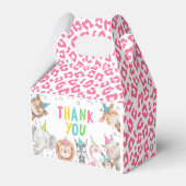 Ballotins Ballotin de fête d'anniversaire de Pink Safari (Arrière)