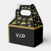 Ballotins Ballotin de fête d'anniversaire noir et or (Arrière)