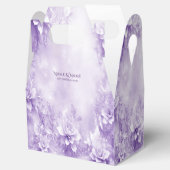 Ballotins Ballotin de fleurs blanches violettes (Ouvert)