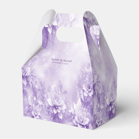 Ballotins Ballotin de fleurs blanches violettes (Verso)