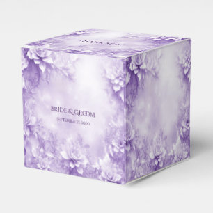 Ballotins Ballotin de fleurs blanches violettes