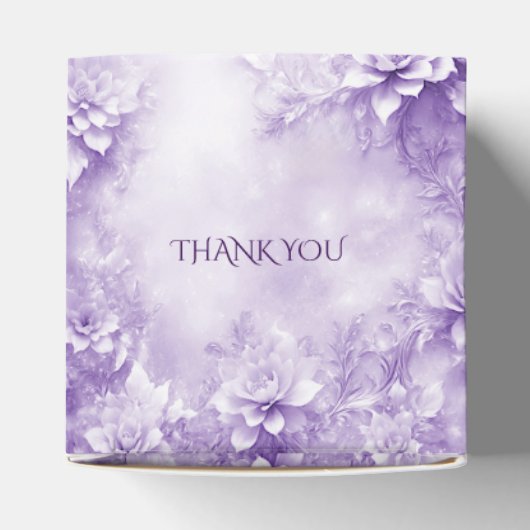 Ballotins Ballotin de fleurs blanches violettes (Haut)