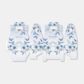 Ballotins Ballotin de fleurs bleues botaniques (Déplié)