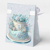 Ballotins Ballotin de fleurs de gâteaux bleus (Arrière)