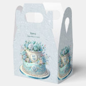 Ballotins Ballotin de fleurs de gâteaux bleus (Ouvert)