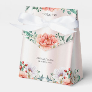 Ballotins Ballotin de fleurs de pivoine aquarelle