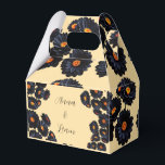 Ballotins Ballotin de fleurs de velours noir<br><div class="desc">Design de fleurs de velours noir.</div>