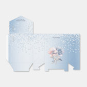 Ballotins Ballotin de fleurs rose bleue (Déplié)