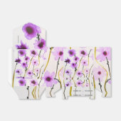 Ballotins Ballotin de fleurs violettes (Déplié)