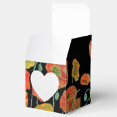 Ballotins Ballotin de gâteau Mariage de pavot orange (Ouvert)