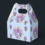 Ballotins Ballotin de gâteau Mariage floral Shabby Blue Pans<br><div class="desc">Ballotins de gâteau de la fête du thé floral Shabby Chic Blue Pansy Dot Pansy. Conçu à partir d'une de mes aquarelles.</div>