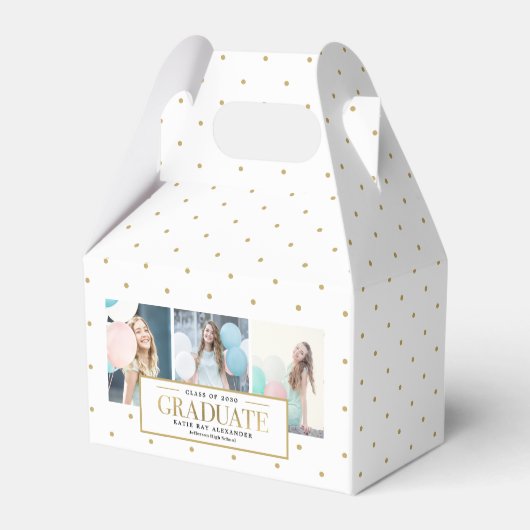 Ballotins Ballotin de la soirée de graduation de balise élég (Verso)