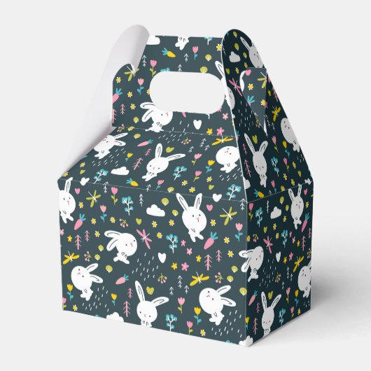 Ballotins Ballotin de lapins floraux printaniers (Verso)