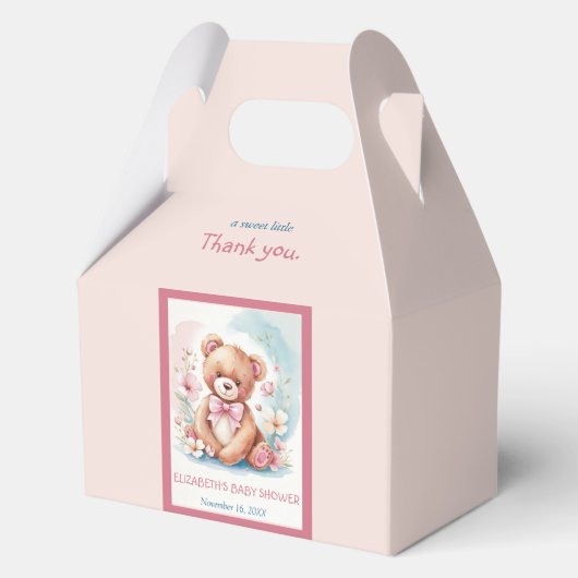 Ballotins Ballotin de l'ours de la forêt d'aquarelle (Recto)