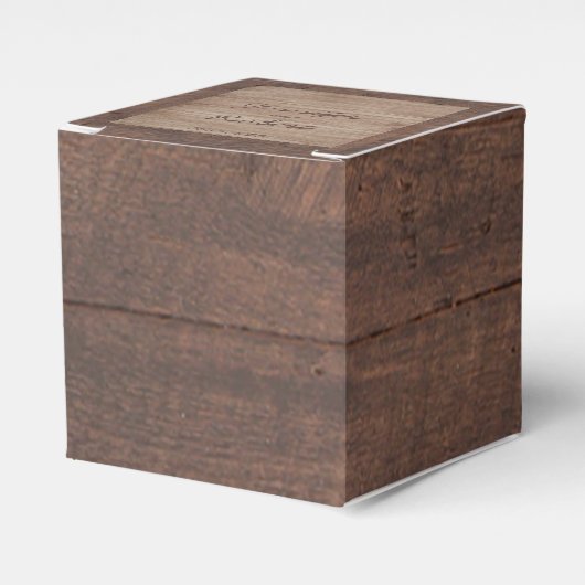 Ballotins Ballotin de Mariage campagnard de grange et de bou (Verso)