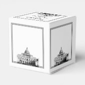 Ballotins Ballotin de mariage de destination Washington DC (Arrière)