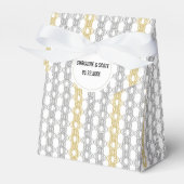 Ballotins Ballotin de mariage élégant argent et or (Verso)