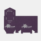 Ballotins ballotin de mariage hivernal Silver (Déplié)