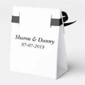 Ballotins Ballotin de mariage personnalisé (Arrière)