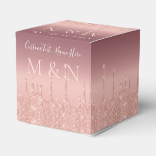 Ballotins Ballotin de mariage sur mesure Rose Gold Blush Spa