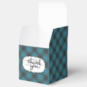 Ballotins Ballotin de Merci bleu Tartan Plaid (Ouvert)