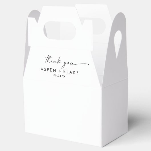 Ballotins Ballotin de Merci de script moderne (Ouvert)